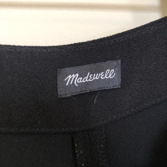 Madewell ‘Gramercy’ Wide Leg Black Pants - Picture 5 of 5